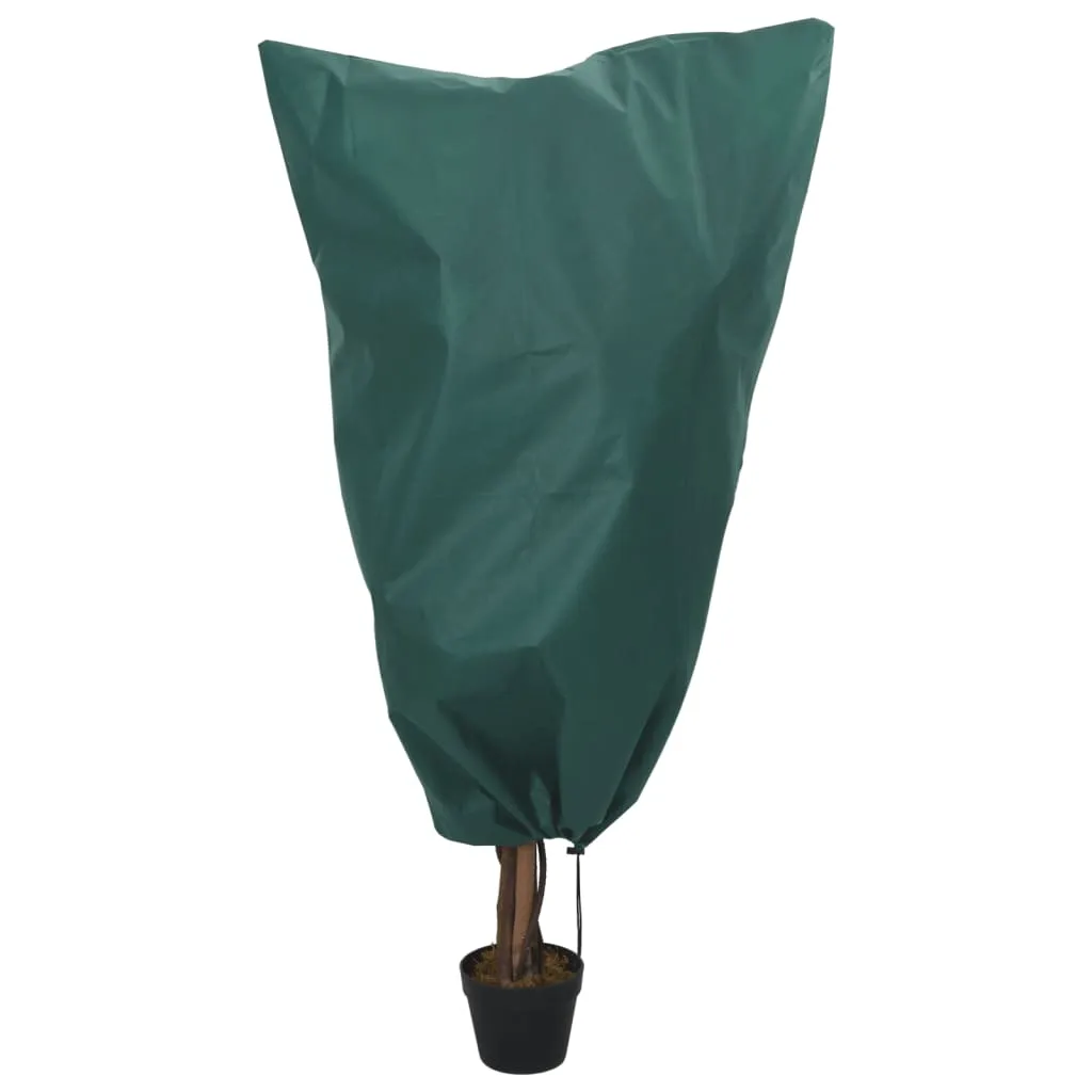 Plant Fleece Covers with Drawstring 12 pcs 70 g/m² 0.8x0.8 m
